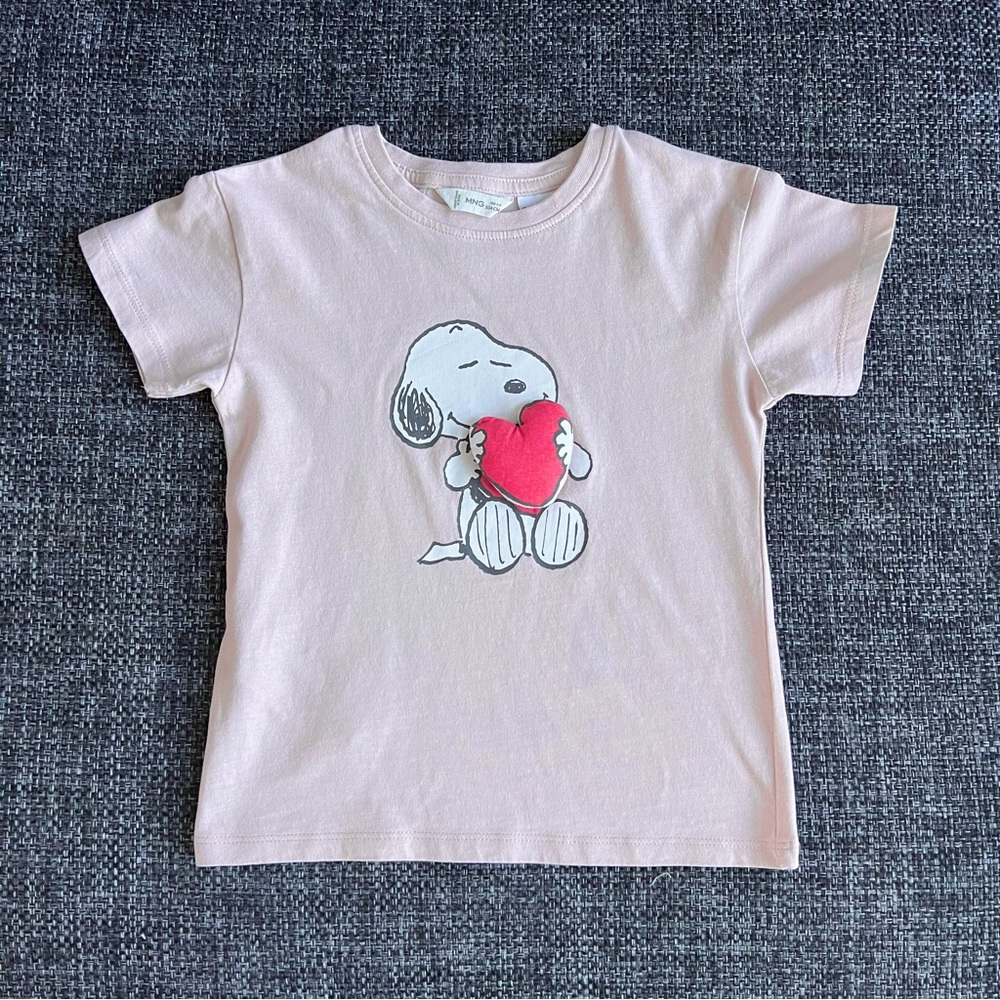 Mango X Peanuts Girl’s Snoopy Shirt Size 3-4